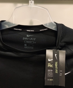 nike耐克dryfit运动上衣pro版/跑步健身训练瑜伽