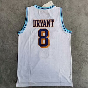 科比湖人队8号复古白色球衣  nba球衣