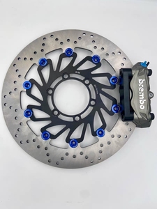 ktm duke390 rc390改装浮动刹车盘 卡钳转接