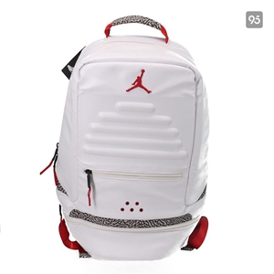 air jordan 乔丹 aj3 爆裂纹白水泥 书包背包双