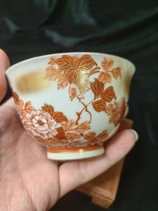 日本九谷烧老茶杯