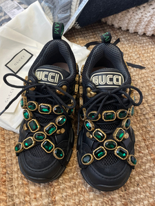 国内现货 gucci古驰 走秀款水钻老爹球鞋