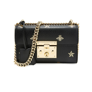 justnets点com淘宝【现货】gucci/古奇 padlock蜜蜂星星印花锁头包