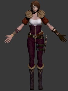 逆战真真3d模型可打印手办做游戏mod贴图齐全!