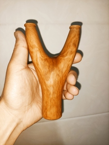 油茶木成品原叉弹弓,弓门88mm,撑头18mm,高148mm