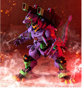 【青岛社】哥斯拉vs福音战士 三式机龙 eva初号机配色 拼