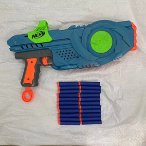 正版散货 孩之宝nerf橙机热火精英 翻转橙机 僵尸发射器