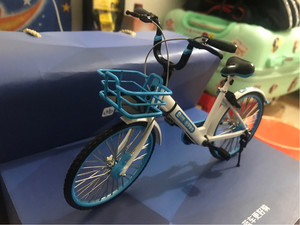 哈罗周边,哈罗单车车模,1:8模型