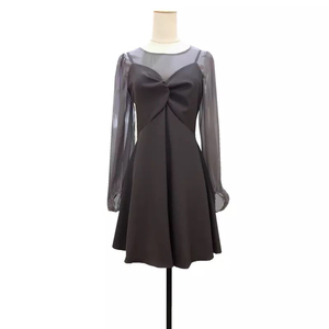 爱丽衣舍初秋新款连衣裙两件套女s码