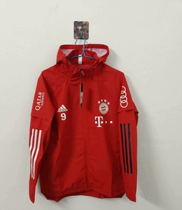 拜仁风雨衣春秋足球服风衣外套男