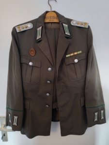 东德/民主德国人民军,边防军 大尉礼服,nva ddr.衬衫