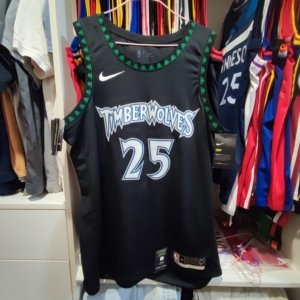 nba 森林狼50分之夜同款,德里克罗斯25号篮球衣diy