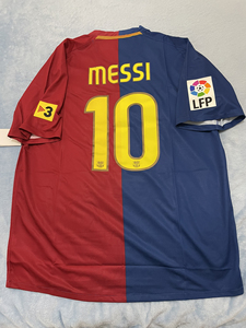 正品0809巴塞罗那巴萨主场球衣 梅西