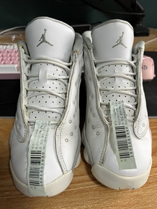 aj13白银 纯白air jordan 13 low pur