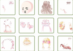 【有货】奥比岛元旦福利单品系列可爱粉红猪经典网红妆粉红猪裙子