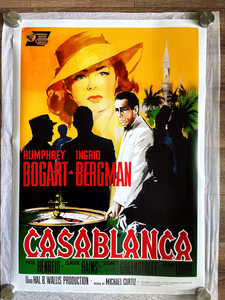卡萨布兰卡Casablanca复古艺术海报装饰画客厅卧室咖啡