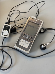 诺基亚 n91 音乐手机 线控 耳机 金属机身下滑盖古董怀旧