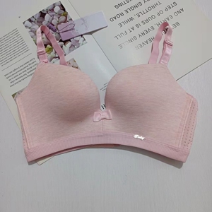 全新34/75b仙女法式粉色文胸胸罩显白肤色内衣