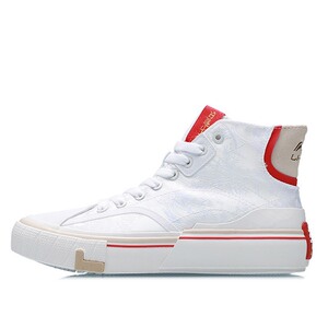 李宁休闲鞋女子春季日进斗金惟吾高帮滑板鞋时尚动运鞋