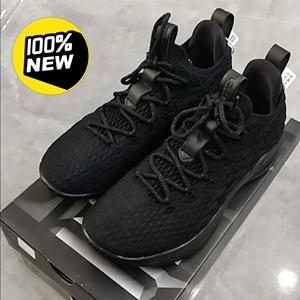全新 詹姆斯lbj 15 low 黑武士 45.5码,全新原