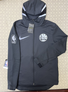 耐克nba金州勇士队热身出场服球员版出场外套,勇士球员版投篮
