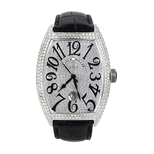 【95新】法兰克穆勒casablanca系列8880后镶满钻自动机械男表手表