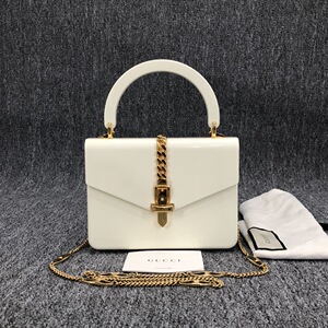 5新]gucci/古驰女士限量款盒子信封手提单肩包公价2w