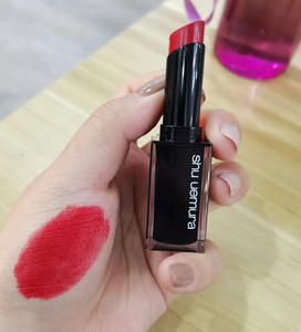 植村秀mrd163口红.小红方炙烈柔雾唇膏丝绒雾面红色哑光口