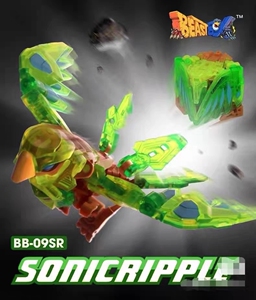 52toys 猛兽匣 音速波纹 wf2019会场限定版 绿鹦