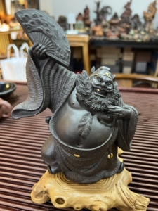 郭栋 观山悦己 钟馗 全手工制作 原矿紫砂茶宠摆件 紫砂雕塑