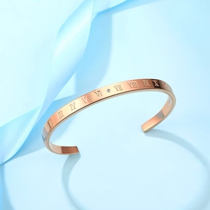 佐卡伊time&love【时光恋人】男女同款罗马时光钻石手镯