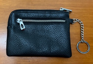 欧凡卡蒂零钱包男士迷你可爱小钱包女式短款牛皮卡包超薄钥匙包硬