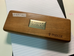 派克世纪 菊顶 箭标 幻黑小豆 f尖 nos全新