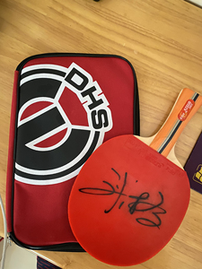 刘诗雯签名球拍