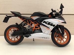 摩托车模 ktm模型 rc390模型 1/12绝版俊基ktm
