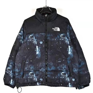 supreme 18ss联名北面夜行者羽绒服星空夜景外套 1