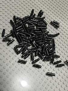 正品小颗粒乐高,黑色插销轴,100粒10元,不包邮,满100