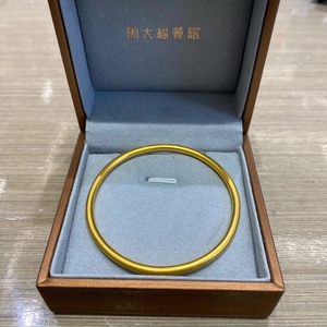 周大福传承系列黄金古法手镯 27.21克 附件盒子 现货比专