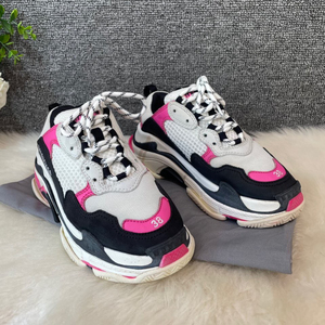 巴黎世家老爹鞋triples明星同款黑粉配色休闲运动鞋38码