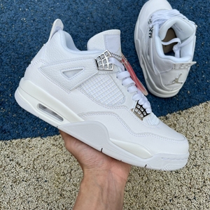 000人付款淘宝全新aj4 pure money 纯白银扣(2017),43doobito3099.