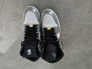 air jordan 1 aj1 伦纳德 液态银 镜面银电镀