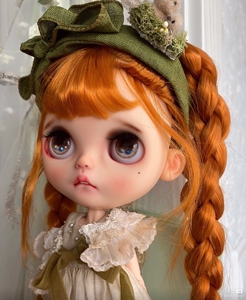 包邮现货直出blythe假发小布假发 九姑娘假发糖葫芦 胡萝