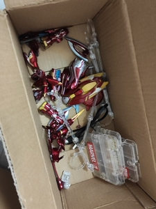 万代shf钢铁侠mk50配件包全配无损