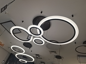 欧普照明星环系列欧普照明新款led客厅餐厅后现代卧室灯具圆环