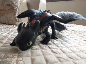 驯龙高手 阿尔法无牙仔 夜煞 mega 绝版模型摆件手办 梦