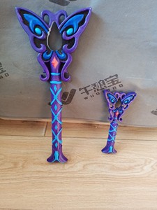 巴啦啦小魔仙,黑魔仙小月变身器,黑魔棒 大号(总长度37㎝左