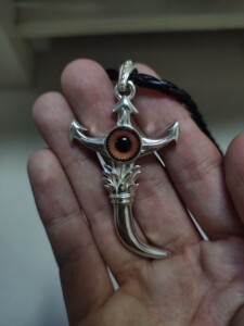 宝莲灯前传原创s925纯银款二郎神天眼吊坠杨戬焦恩tb00080758557