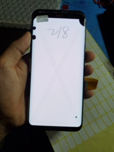 三星s8  g9550瑕疵点屏幕总成,带框要说,是单片,显