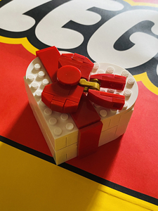 正品乐高积木爱心戒指盒,全网独家,所见即所得,moc成品,无