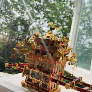 【成品出售】拼酷金属模型大花轿3d拼图diy礼物成品